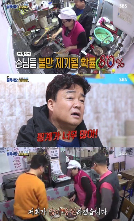 SBS '백종원의 골목식당' © 뉴스1