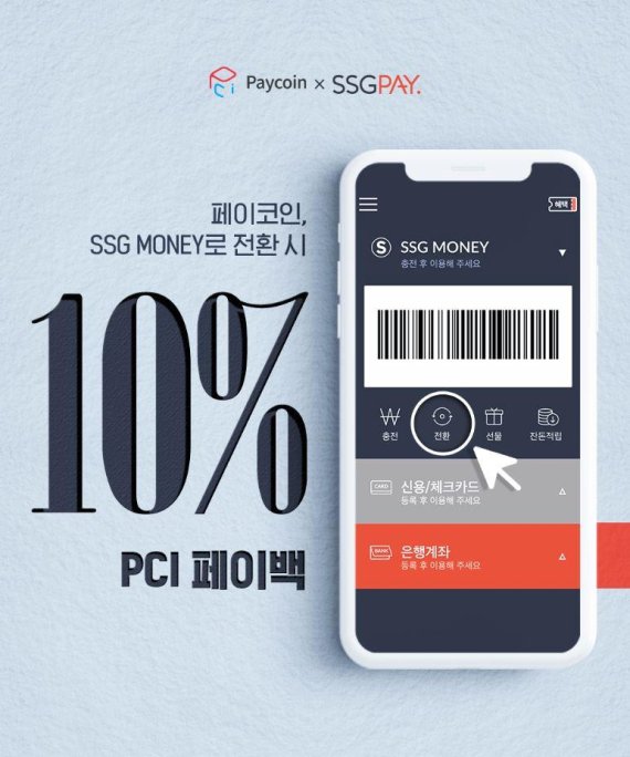 다날 페이코인, PCI→SSG머니 전환 시 10% 페이백 이벤트