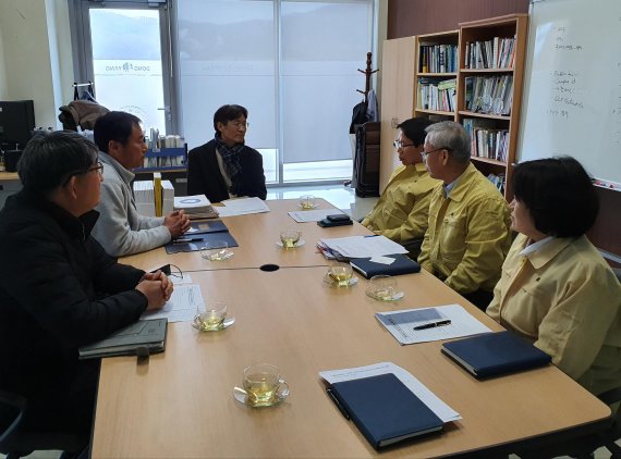 [코로나19] 송기헌 동두천부시장 동양대 방문협의