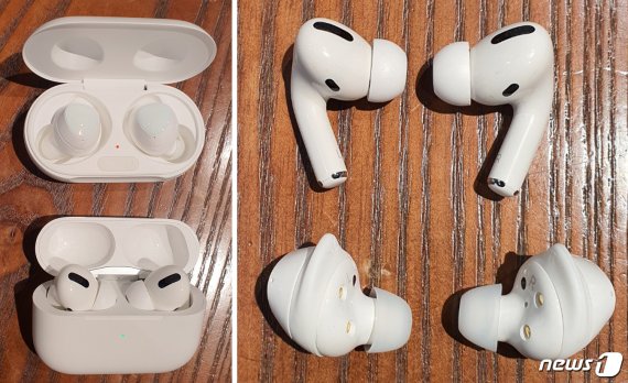 삼성전자 갤럭시버즈+와 애플 에어팟 프로 2019.02.28. /뉴스1 © News1 김정현 기자