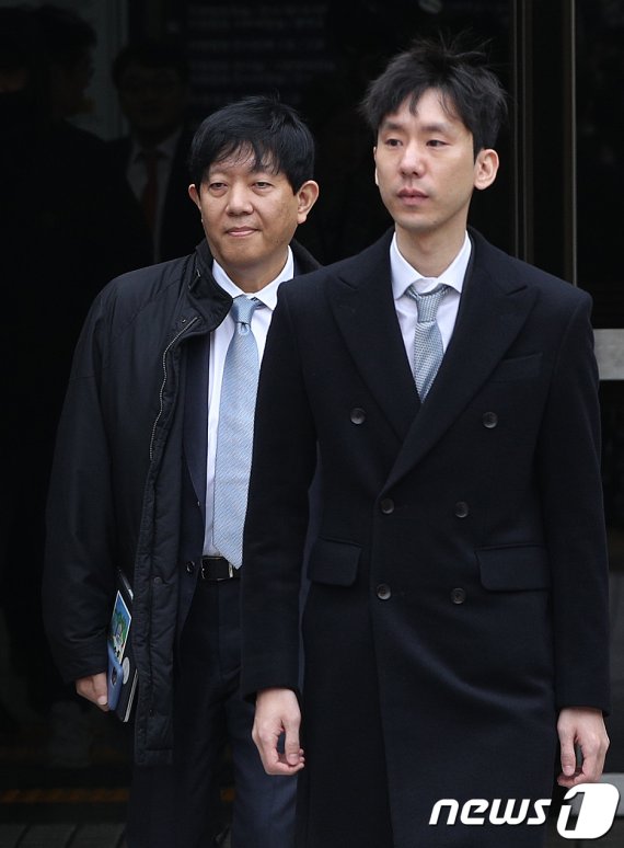 이재웅 쏘카 대표와 박재욱 타다 운영사 VCNC 대표. 2020.2.19/뉴스1 © News1 신웅수 기자