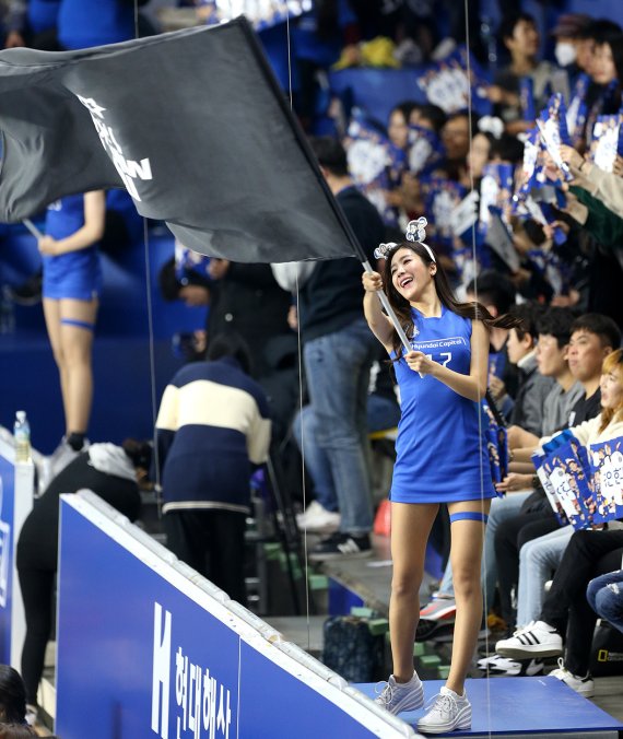 현대캐피탈 치어리더 김연정. (현대캐피탈 제공) © 뉴스1