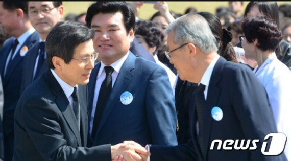 황교안 미래통합당 대표와 김종인 전 더불어민주당 비대위원장. © 뉴스1