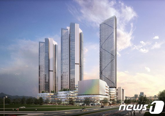 청주고속버스 터미널 현대화 사업 조감도.© News1