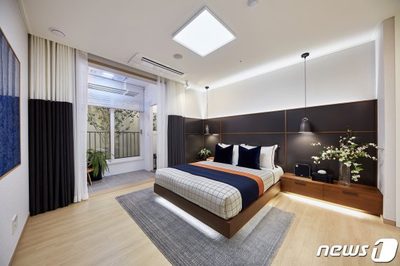 우미건설 '검단신도시 우미린 에코뷰' 84㎡A 안방 모습. © 뉴스1