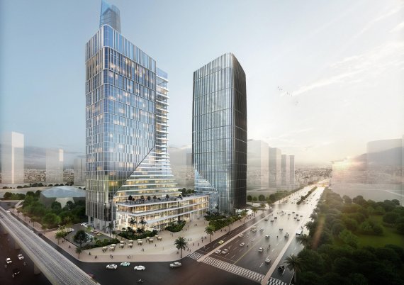 대우건설은 스타레이크시티 부지 내 한 블록에 호텔과 서비스레지던스, 오피스, 리테일 등 복합 빌딩을 건설한다. 복합 빌딩은 지하 2층~지상 35층 2개동 규모로 지어지며 올해 착공해 2024년 준공 예정이다.