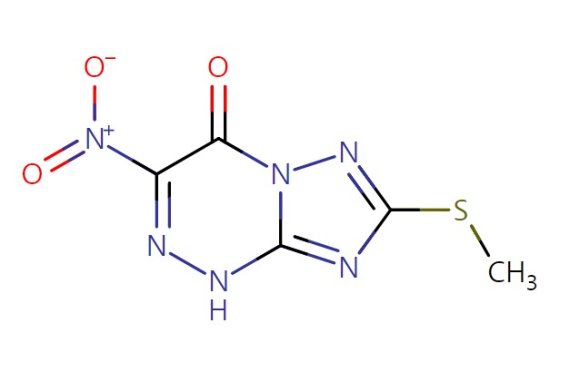 러시아에서 개발한 항바이러스제 트리아자비린의 분자구조식(사진출처=드러그뱅크 홈페이지 갈무리) © 뉴스1