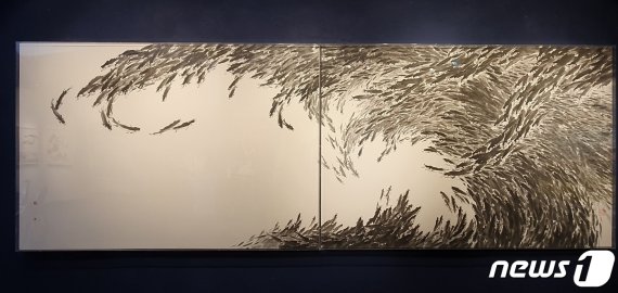 어락도(魚樂圖), 4020 x 1380mm © 뉴스1