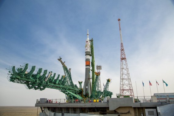 러시아 연방 우주청이 대여중인 카자흐스탄의 바이코누르 발사 기지.AP뉴시스