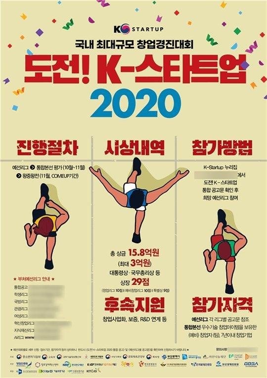 중기부-창진원, '도전! K-스타트업 2020 혁신창업리그' 참가자 모집