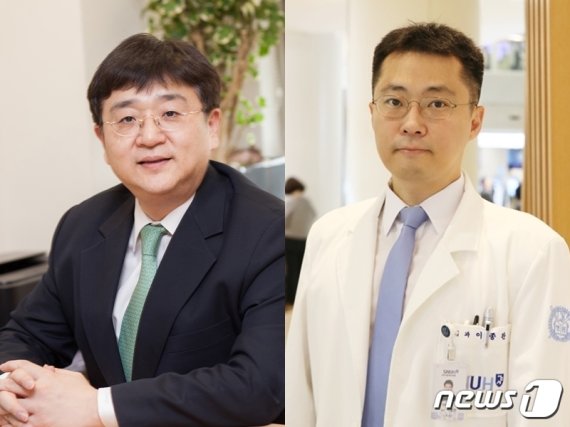 분당서울대병원 소화기내과 황진혁 교수(왼쪽)와 이종찬 교수(병원측 제공)© News1
