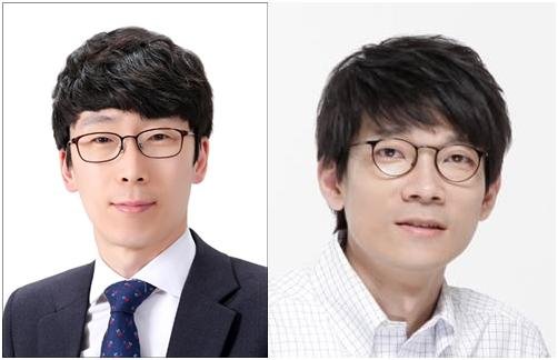 왼쪽부터 정재현, 김윤곤 교수. 숭실대학교 제공