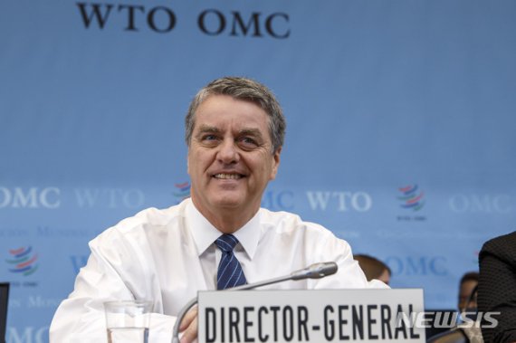 떠나는 아제베두 WTO 사무총장에 트럼프의 특별한 인사