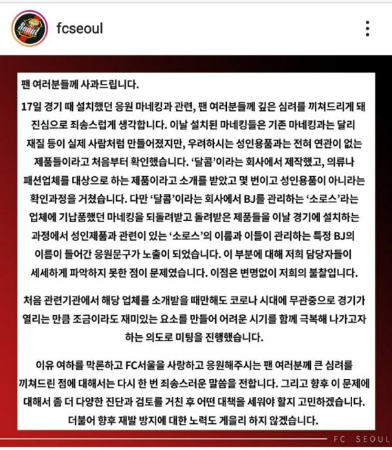 (FC서울 SNS 캡처) © 뉴스1