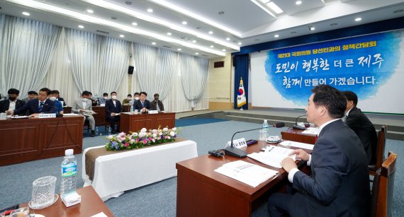 원희룡-오영훈·위성곤, “도민이 행복한 더 큰 제주” 한뜻