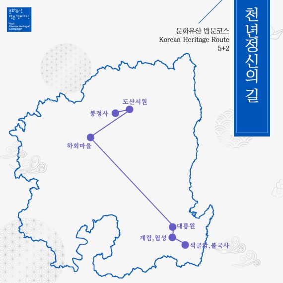 문화재청 7개 '한국 문화유산의 길' 만든다