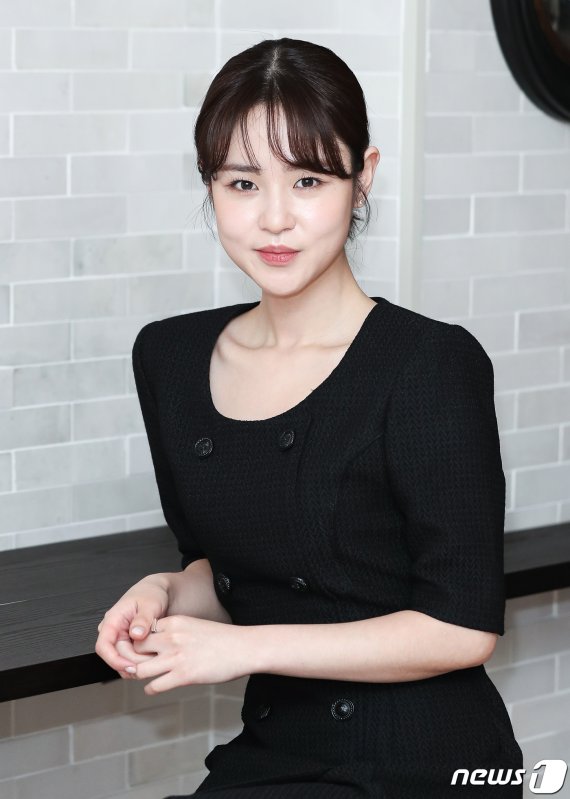 JTBC 드라마 '부부의 세계'에서 열연한 심은우가 지난 26일 뉴스1과 인터뷰에서 앞서 포즈를 취하고 있다. 2020.5.26/뉴스1 © News1 김진환 기자