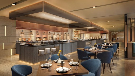 롯데호텔 제주, 올데이 다이닝 레스토랑 ‘더 캔버스’, 8종류 스테이션 구성… 140여종 메뉴를 한자리에