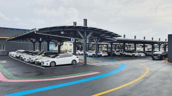 제주공항 인근 '빌리카' 조감도(SK렌터카 제공)© 뉴스1