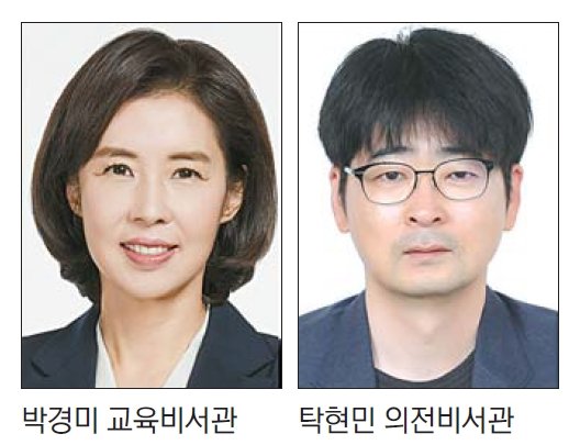 교육전문가 박경미, 비서관 발탁.. 의전 탁현민, 16개월 만에 복귀