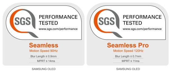 삼성디스플레이의 OLED가 끊김 현상 없이 선명하고 빠른 화면 구동 기술로 글로벌 인증을 받았다. /삼성디스플레이 제공.