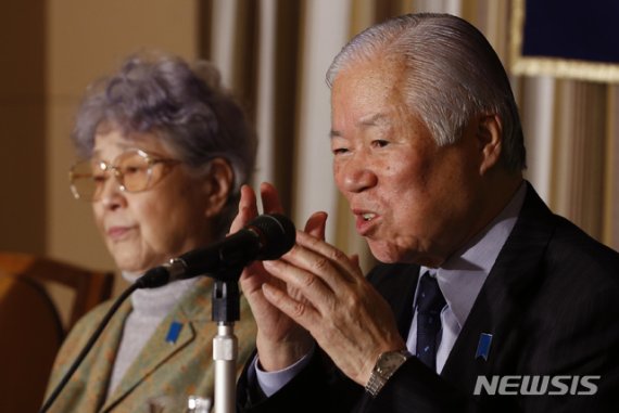 日 납북 피해자 상징 요코타 메구미 부친 사망