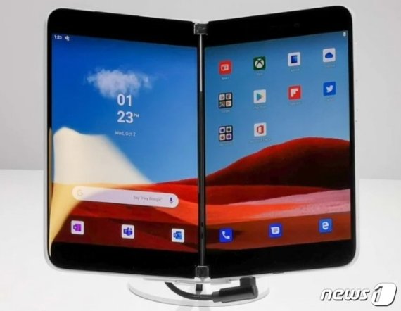 마이크로소프트 서비스 듀오의 예상 이미지 <출처=씨넷 갈무리> © 뉴스1