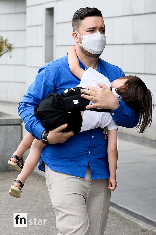 [포토] 샘해밍턴, ‘아들들과 함께 녹화 왔어요’