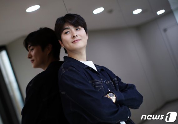 tvN 드라마 '오 마이 베이비'에 출연하는 배우 정건주가 6일 뉴스1과 가진 인터뷰에서 포즈를 취하고 있다. 2020.7.6/뉴스1 © News1 오대일 기자