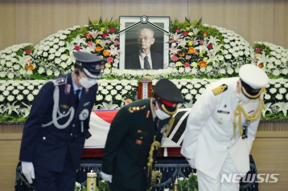 고 백선엽장군 영결식. 뉴시스 제공