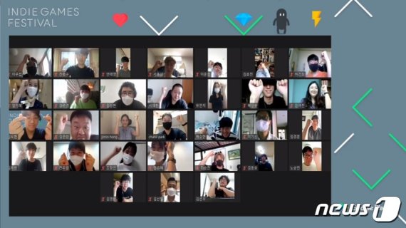 온라인으로 중계된 구글플레이 인디 게임 페스티벌 (구글플레이 제공) © 뉴스1