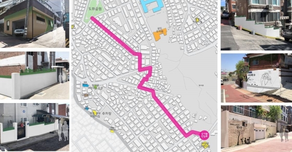 서울 동작구 역사테마둘레길 2단계 사업 구간 및 디자인 예시. 사진=동작구 제공