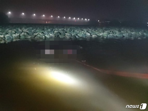익사사고가 발생한 경기 화성시 팔탄면의 저수지. © 뉴스1