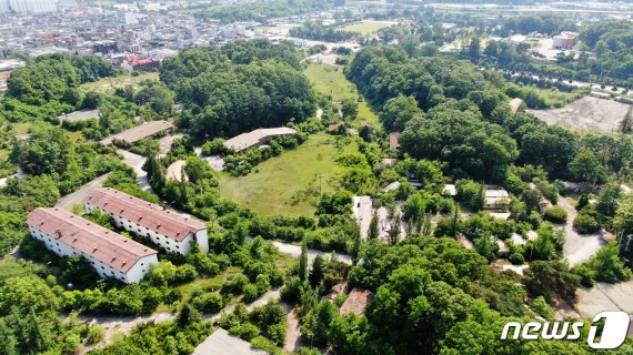 강원도 원주 국립과학관이 들어설 캠프롱 일대. (강원도 제공/뉴스1)