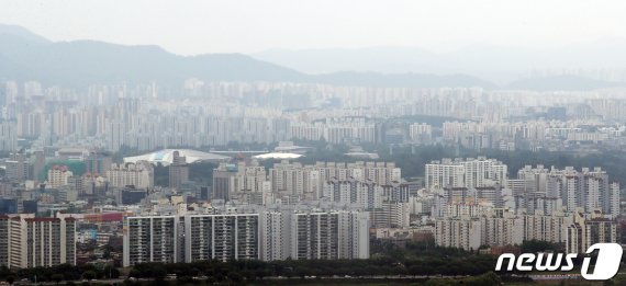 서울 송파구 일대 아파트 전경.