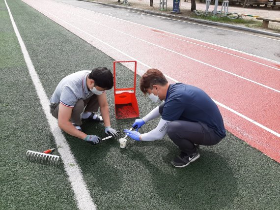 전남도교육청, '학교운동장 유해성 검사' 실시