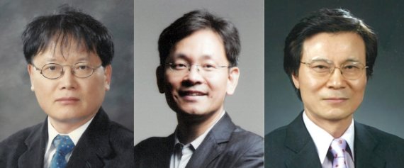 (왼쪽부터) 김동호 연세대 교수, 최해천 서울대 교수, 이한구 경희대 교수