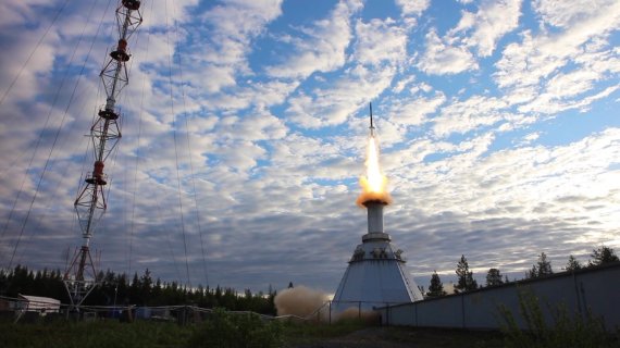 지난 2019년 6월 스웨덴 키루나에서 페로브스카이트 태양전지를 실은 로켓을 발사했다. 독일항공우주센터 제공