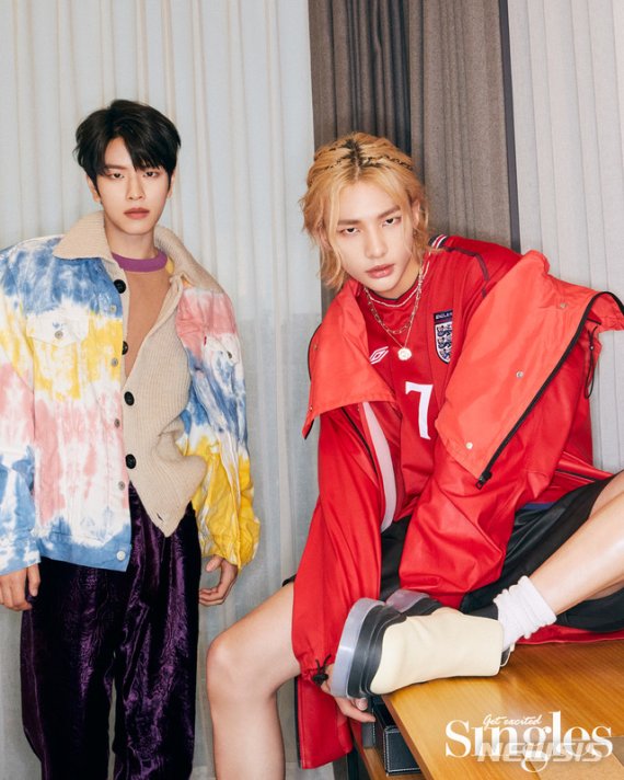 [서울=뉴시스] 그룹 스트레이 키즈(Stray Kids). (사진 = 싱글즈) photo@newsis.com