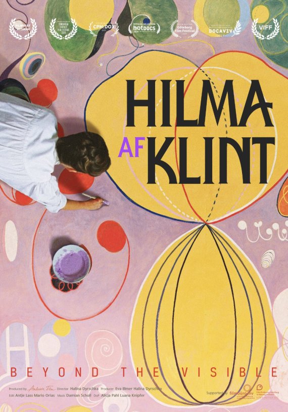 '힐마 아프 클린트-미래를 위한 그림' 포스터