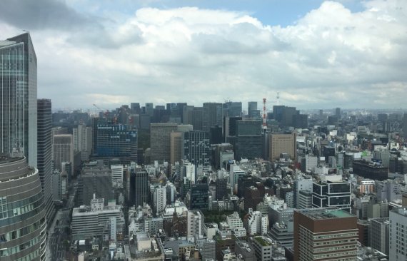 도쿄 미나토구 빌딩가. 사진=조은효 특파원