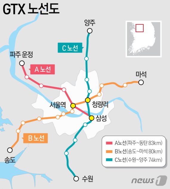 "GTX-C 왕십리역 없는걸로"…국토부 노선정리 일단락?