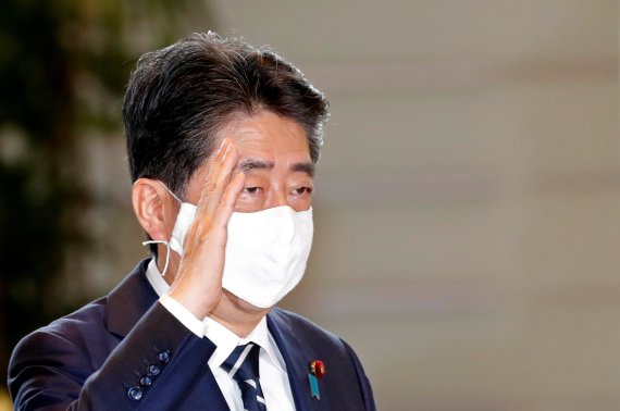 아베 신조 전 일본 총리. 로이터 뉴스1