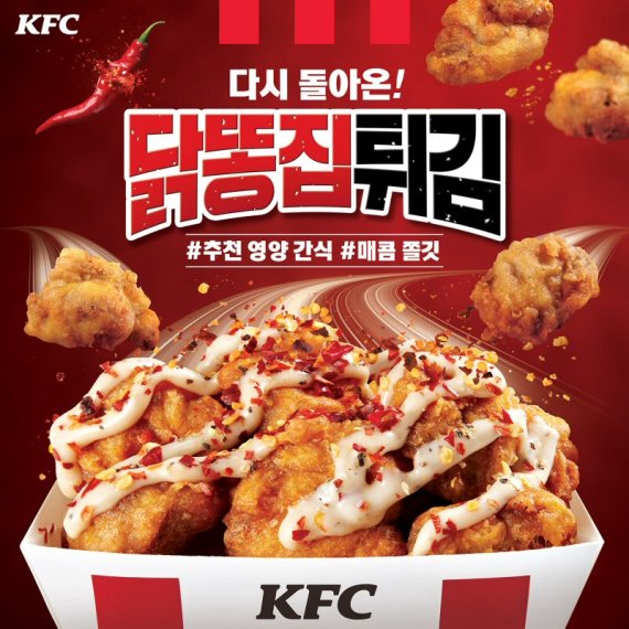  "1년만에 돌아왔다"...KFC, '닭똥집튀김' 재출시