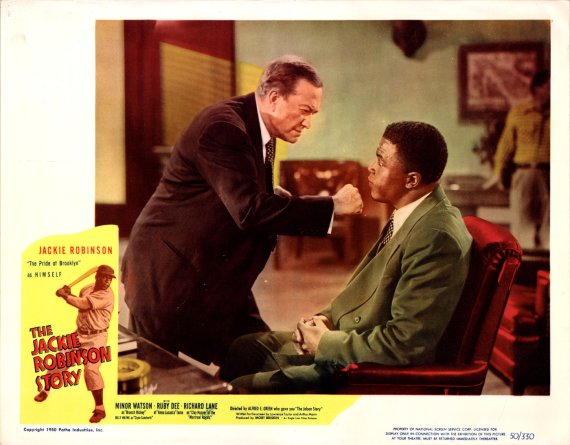 1950년에 나온 영화 '재키 로빈슨 스토리'의 포스터 / 사진출처=위키피디아