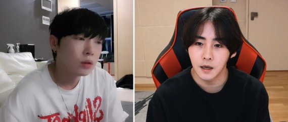 (사진 좌측부터) BJ 케이, BJ세야. 아프리카티비 방송화면 갈무리 © 뉴스1