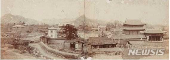 [서울=뉴시스]1904년 큰 화재 이전 경운궁 전경(사진=문화재청 제공)2020.09.22 photo@newsis.com