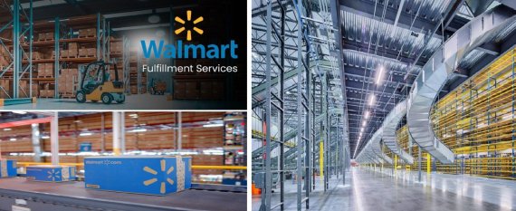 '월마트'(WALMART)의 풀필먼트 전경(홈플러스 제공)© 뉴스1