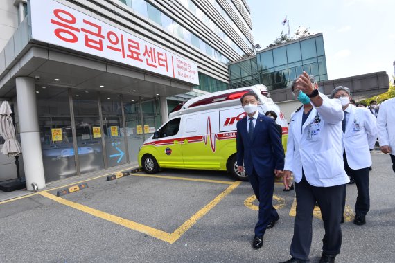 박능후 보건복지부 장관 의료기관 현장점검