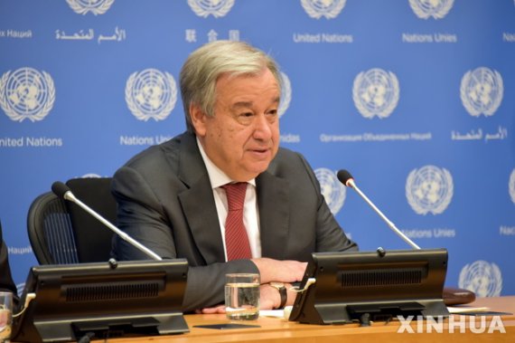유엔 총장 "코로나19 사망 100만명...끝이 보이지 않아"